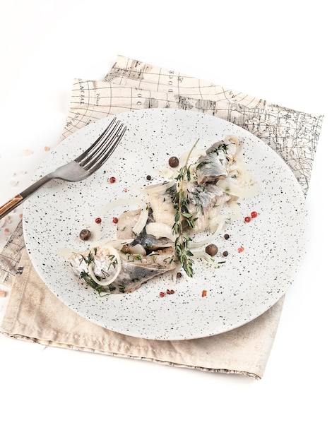 plated dinner on wooden table