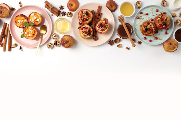 assorted prepared dishes on table